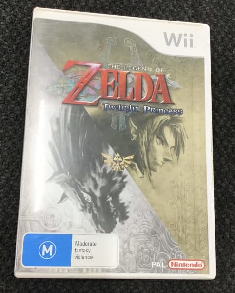 Nintendo Selects Wii U Zelda Twilight Princess Case, Manual and