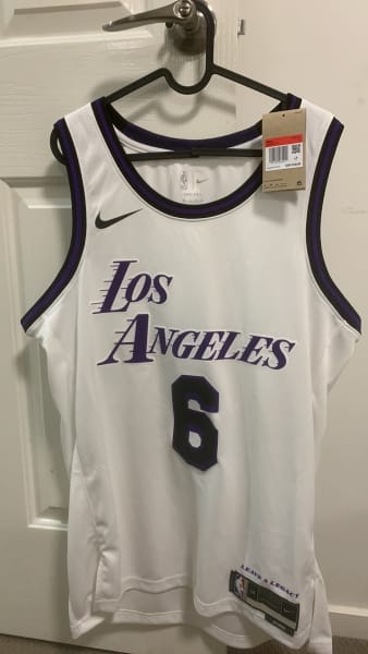Nike - Men - Lebron James Lakers Swingman Jersey - Field Purple - Nohble