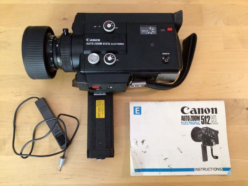 Canon Auto Zoom 512XL Electronic Super 8 Movie Camera - Parts