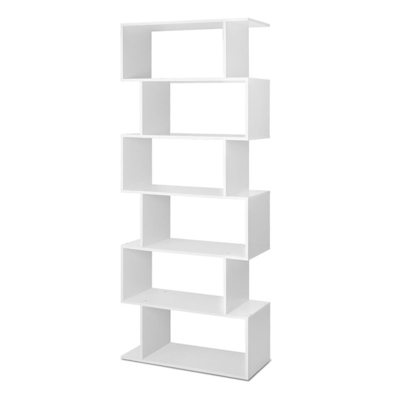 Bookshelf 6 Tiers - RIVA White62864723822593111
