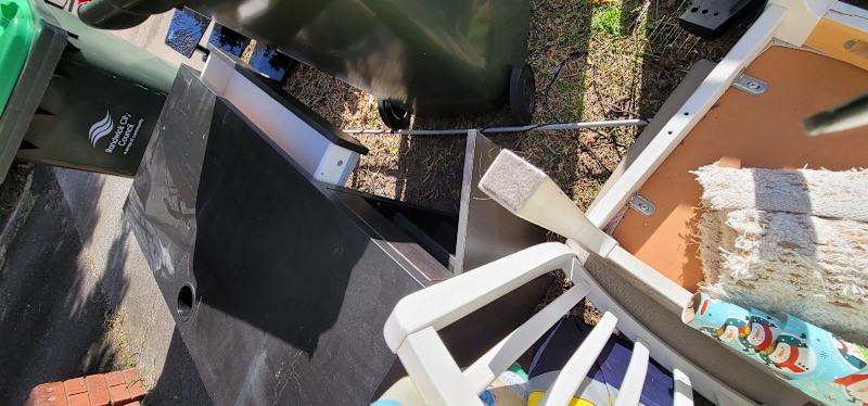 desk black,  dining chairs,  lamp, shelves,  ironing board Coogee 62864724372866114