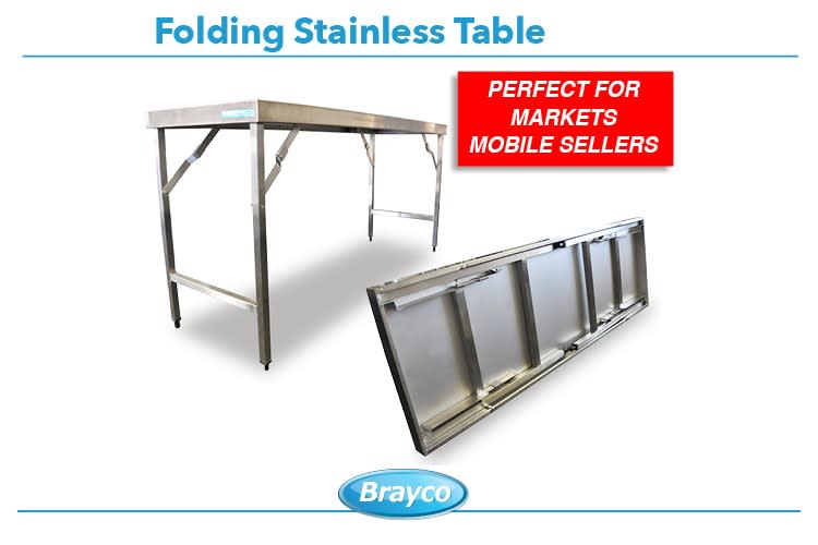 Folding Tables  Commercial Grade - Stainless Steel628634114869781113