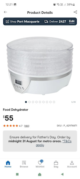 Anko 3-tier electric dehydrator63612125713283112