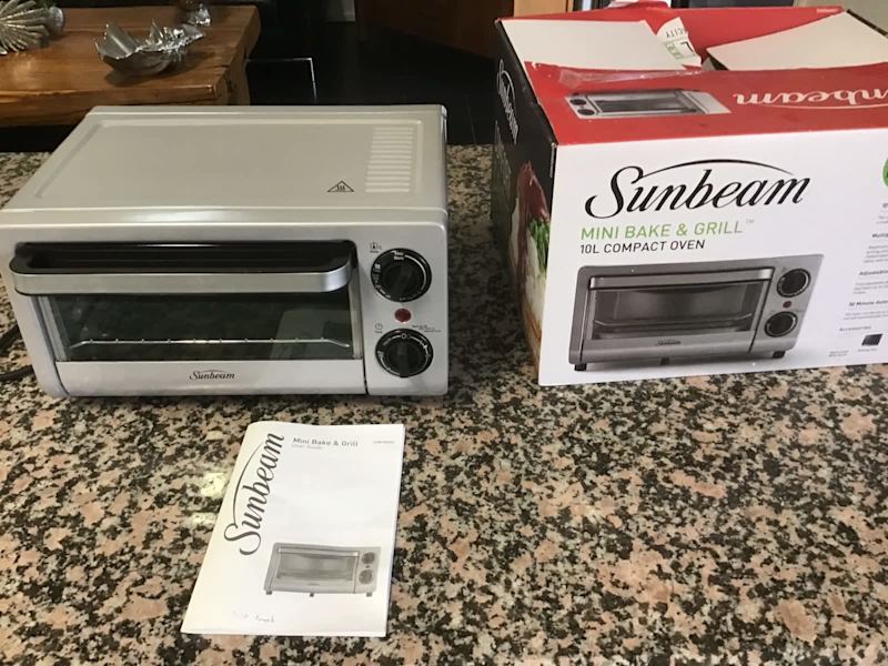sunbeam mini bake and grill compact oven