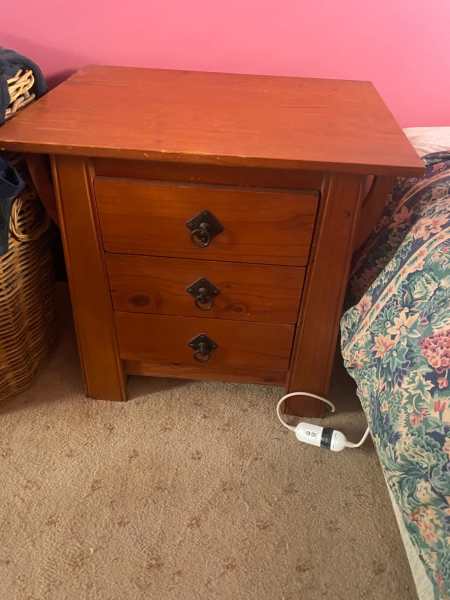Wood Bedside Table x 2 $10062864723526529111