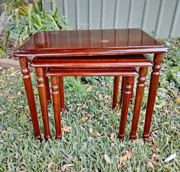 Nest of 3 Timber Side Tables62863838681090112