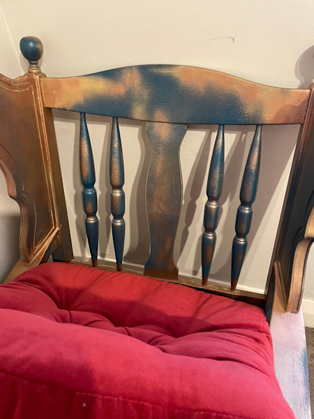 Vintage Wooden Library Arm Chair62863841002243111