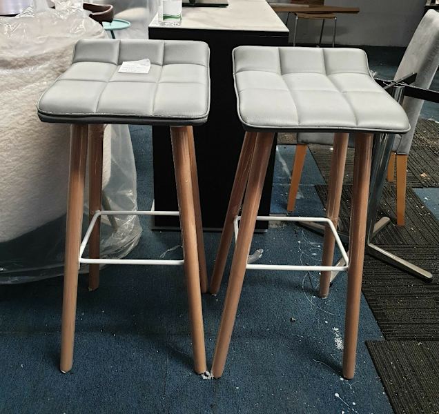 WAREHOUSE SALE  - SELLING 2 GREY BAR STOOL FOR ONLY $100 (LAST 2!)62863384725889113