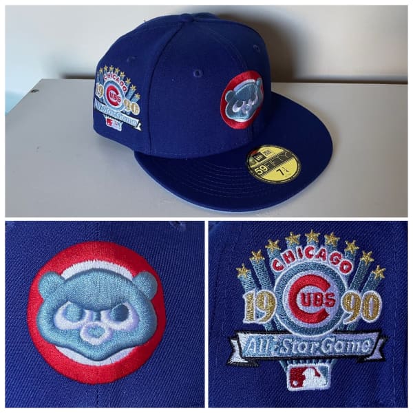 Chicago White Sox Navy 1990 Cubs All Star Game Side Patch Pink UV