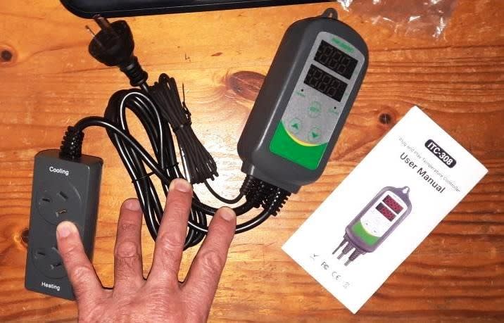 INKBIRD 240V Digital Temp Controller Probe Sensor Dual Switch630051851014421118