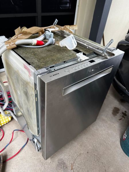 Bosch Series 6 Built in dishwasher with 09 error code63443605358339110