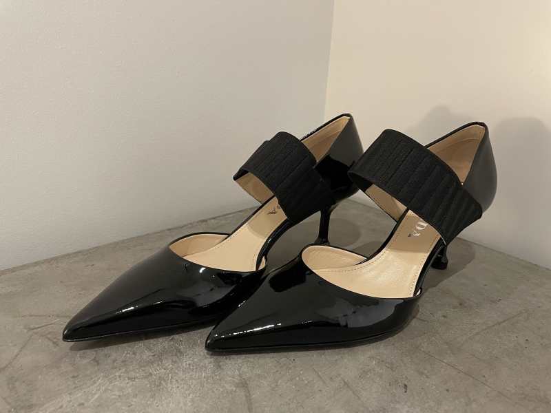 prada black stilettos