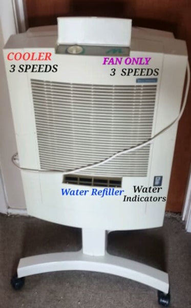 BONAIRE ~ WATER EVAPORATIVE ~ AIR COOLER - 3 SPEEDS630173230897931129