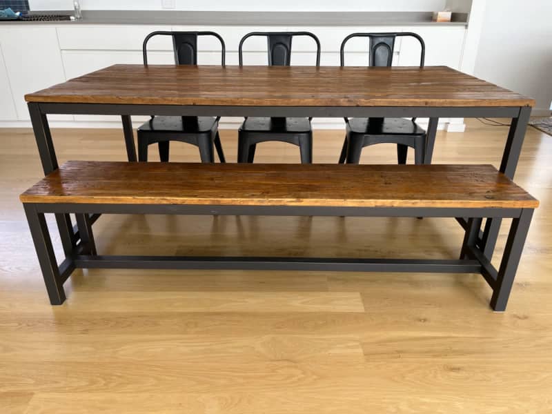 freedom dining table with bench seats