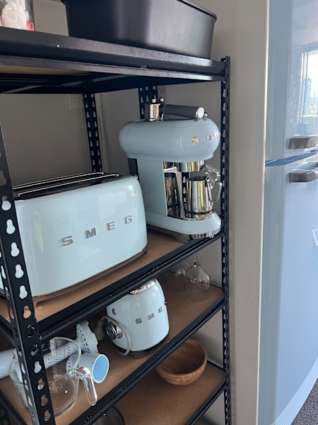 SMEG Retro 50s Espresso Coffee Machine Pastel Blue ECF02PBAU63443751373185111