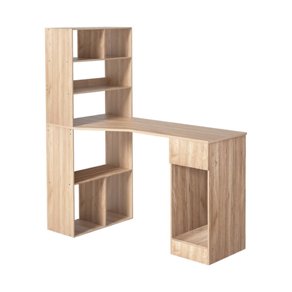 Computer Desk Bookshelf Drawer Cabinet Oak 120CM62863409548930112