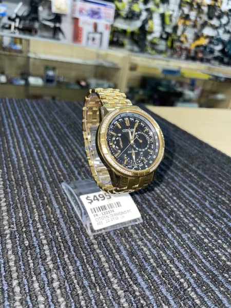 Citizen Ladies Eco-Drive 7 Diamonds shops WR50 DC Watch EM0382-86D