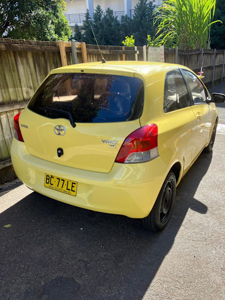 2009 TOYOTA YARIS YR, 5 SP MANUAL 3D HATCHBACK62937626097409111