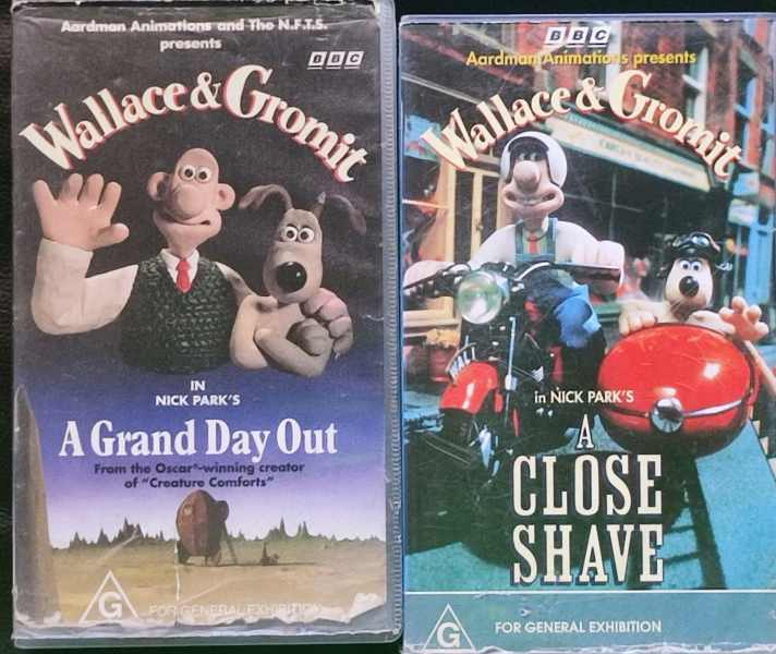 Wallace And Gromit Vhs Tapes