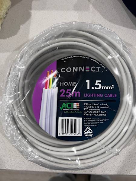 Selling Nexans Olex Two Cores and Earth Connect Lighting Cables63005407082881112