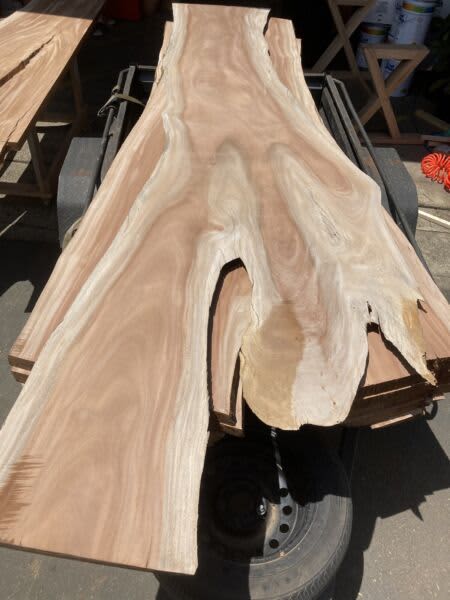 African mahogany live edge timber slab dining table desk benchtop63008772953858112