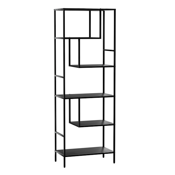 Bookshelf 5 Tiers RHYS Black62863409236355113