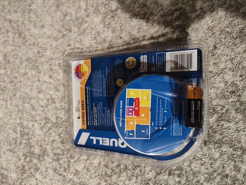 Brand New Quell Smoke Alarm, Photoelectric, 240V with 9V Battery 63443751226114112