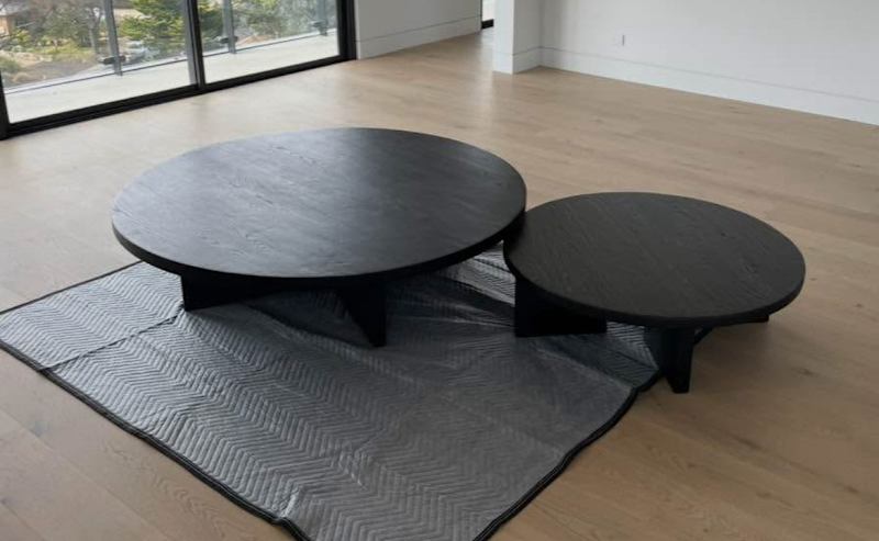 MCM House - Maple Coffee table - Black Old Elm - 1500mm62863369628419111