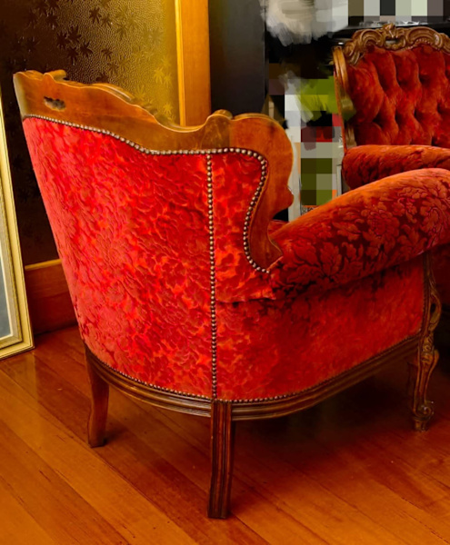 Pair Vintage Baroque-Style Arm Chairs62864722563841113