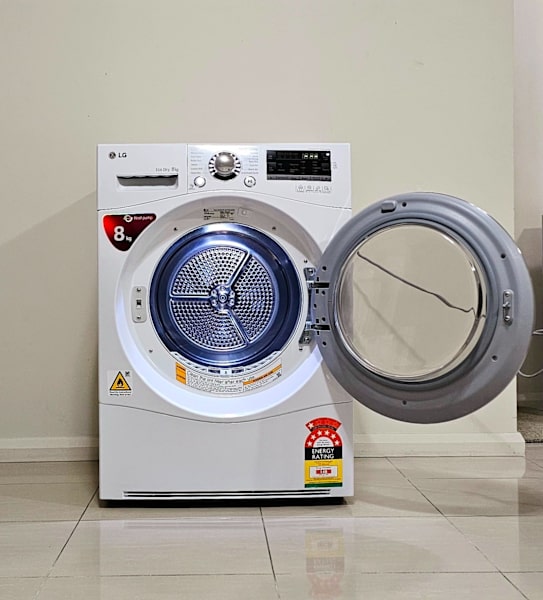 LG 8kg Heat Pump Self-Cleaning Condenser Dryer Model: TD-C801H  Perfe63022634896641111