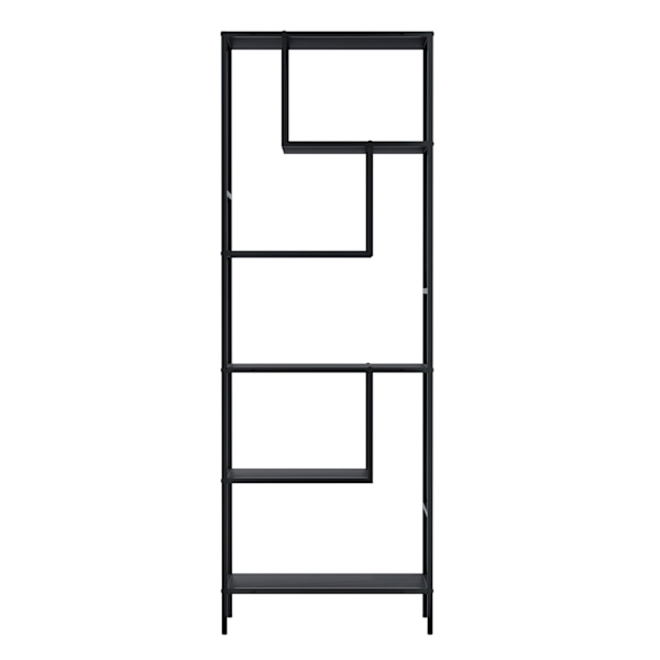 Bookshelf 5 Tiers RHYS Black62863409236355111