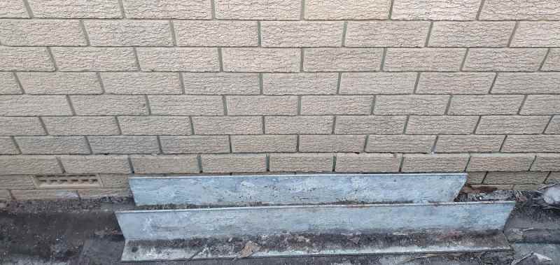 TWO.....Galvanised Angle Lintel ...1200 x 150 x 75 x 10mm...BHP STEEL630089807063061124