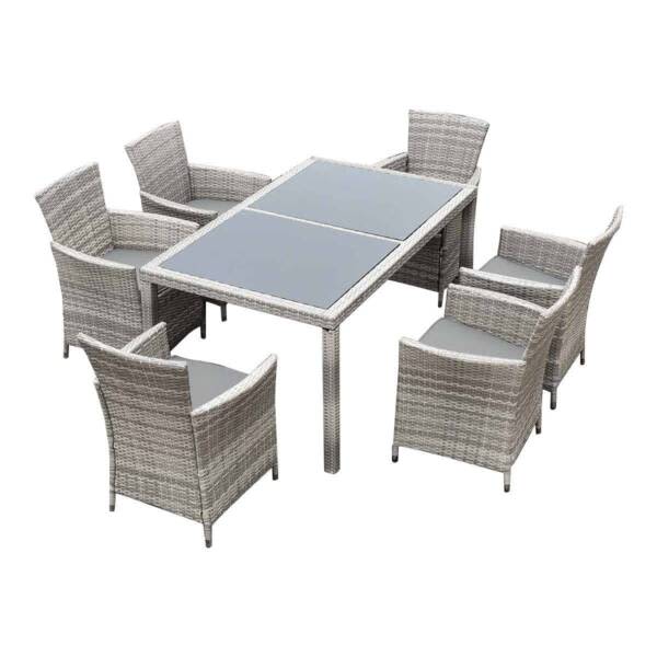 steel dining table set 6 seater price