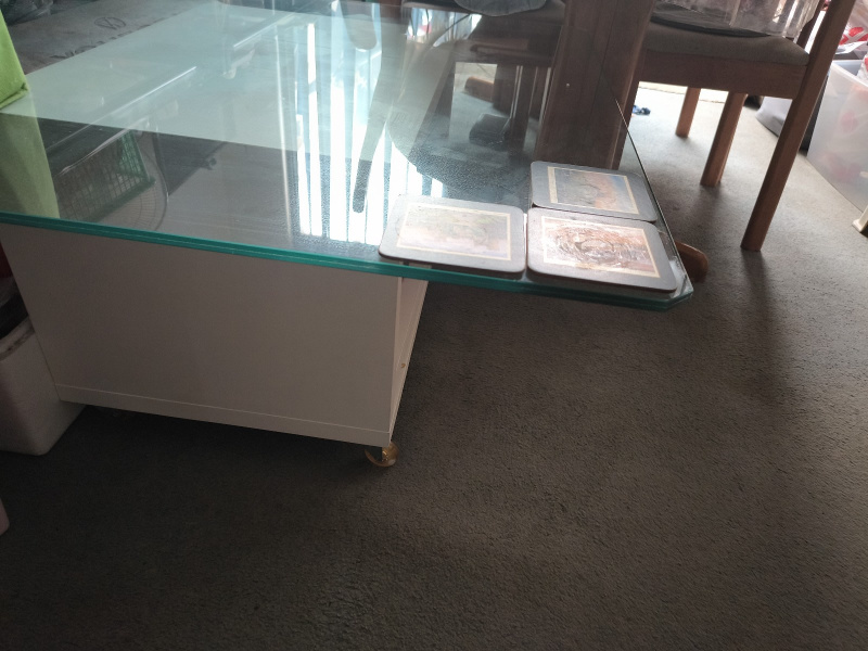 Beviled GLASS TOP Only  Use For Dinning Table  For 4 Or Coffee Table62863381466242113