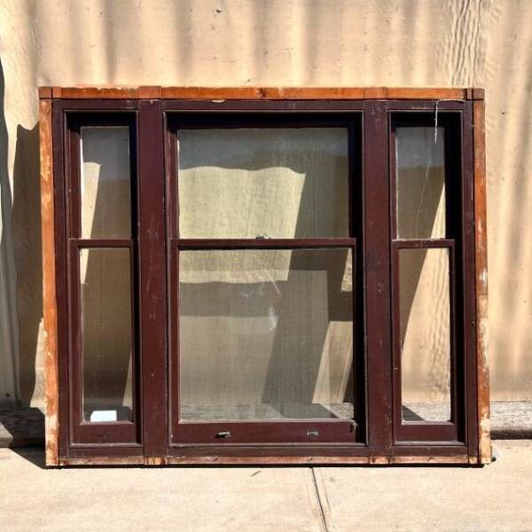 Timber Framed Single Sash Window w/ Fly Screen - 1595mm High x 1890mm630063285274891123