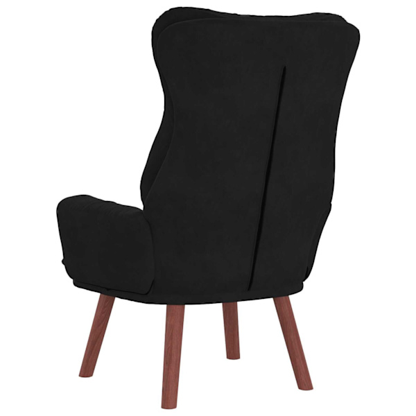 Relaxing Chair Black Velvet...62863384961666112