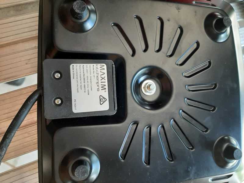 maxim portable single hotplate 240volt 63443233777026113