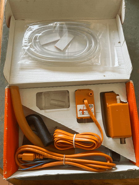 ASPEN MAXI ORANGE CONDENSATE WATER PUMP FOR SPLIT  AIR CONDITIONER.NEW634425419632661113