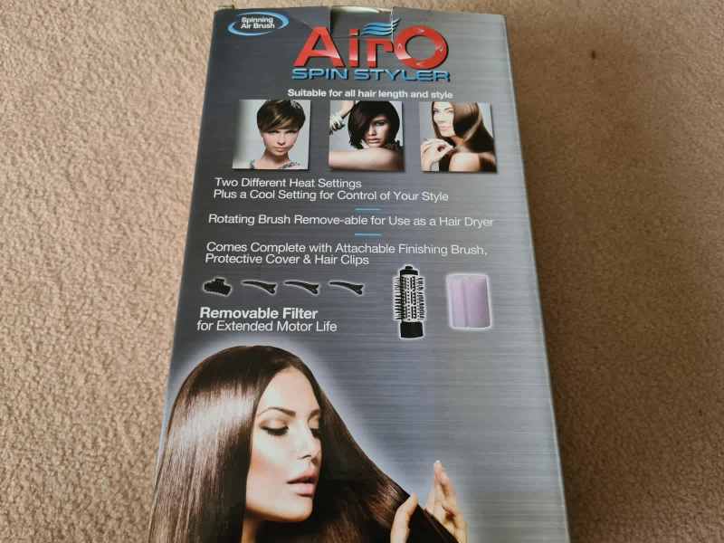 Hair Straightener Spinning Drying Rotating Air Brush63443866418818112
