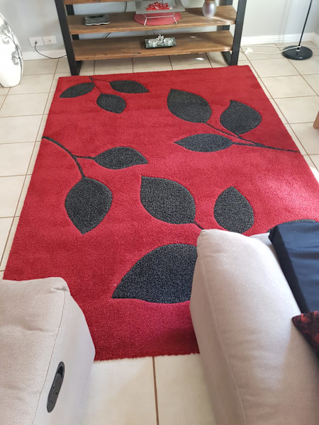 Red and black floor rug63012444779139113