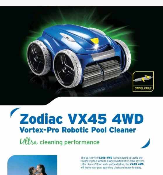 vx45 pool cleaner