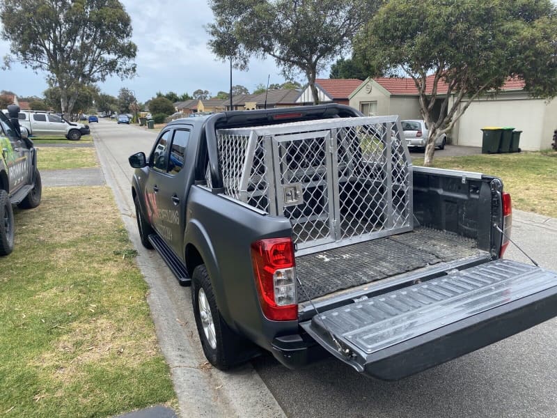 Alloy Ute dog cage box crate Pet Products Gumtree Australia