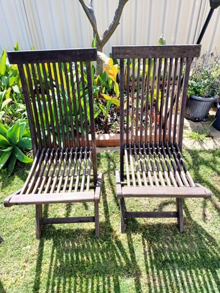 gumtree wooden garden chairs