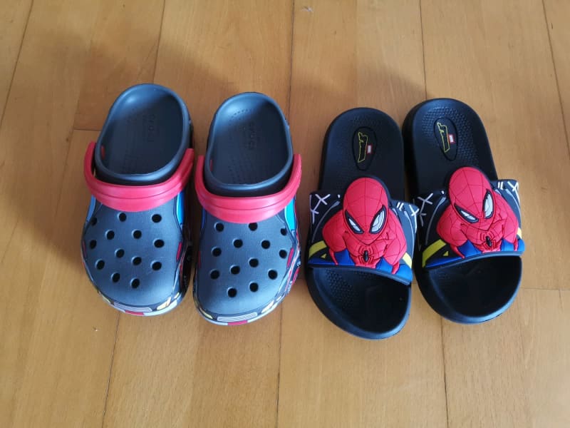 Spiderman slides & Lightning McQueen Crocs | Kids Clothing | Gumtree  Australia Mosman Area - Mosman | 1306306657