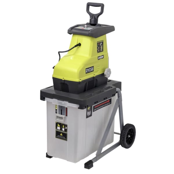 Ryobi™ 2400W Heavy Duty Crushing Electric Shredder Garden Mulcher