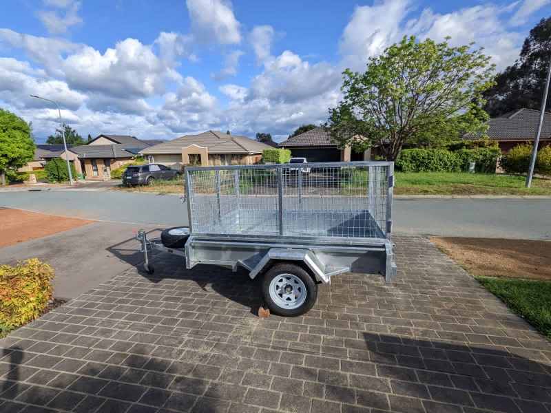 7x5 Cage Trailer with Tilt - Hire Service GORDON62936654418561112