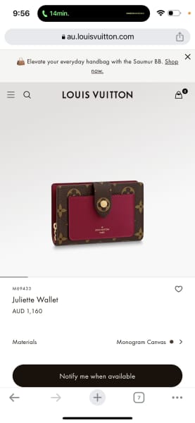 Louis Vuitton Juliette Wallet - Small Leather Wallet, Bags, Gumtree  Australia Brisbane South West - Sunnybank