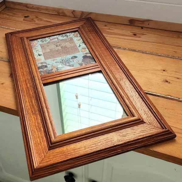 Wall Mirror, Betcy Tucker Sampler, Timber Frame63437624434433110