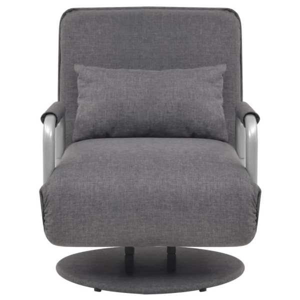 Swivel Chair and Sofa Bed Dark Grey Fabric62864723152641111