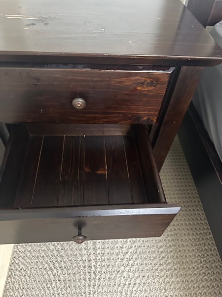 Queen Bed Frame & 2 Matching Bedside Tables - Solid Timber62863409403393114